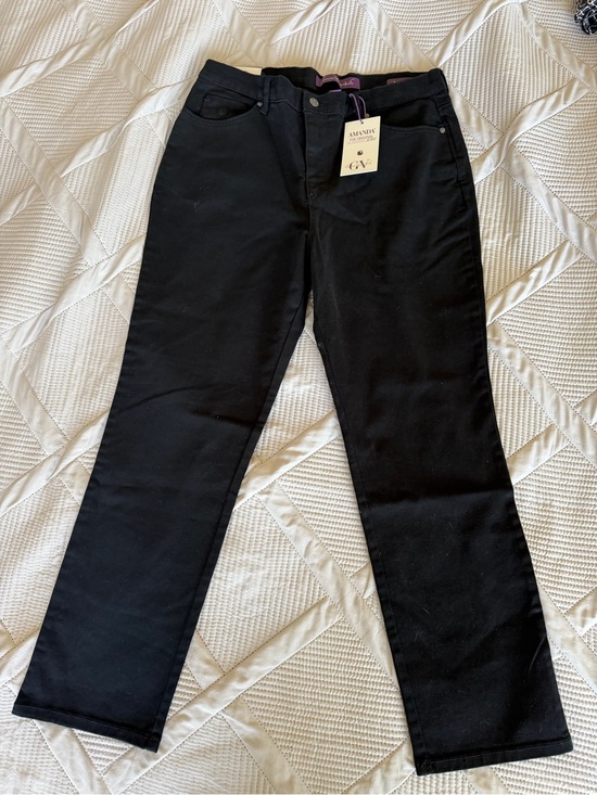 Gloria Vanderbilt Denim - Gloria Vanderbilt Black Straight Leg Jeans